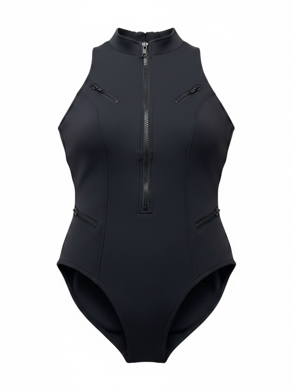 Black Scuba Style Magicsuit